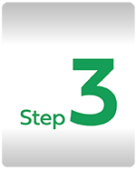 image of step number three